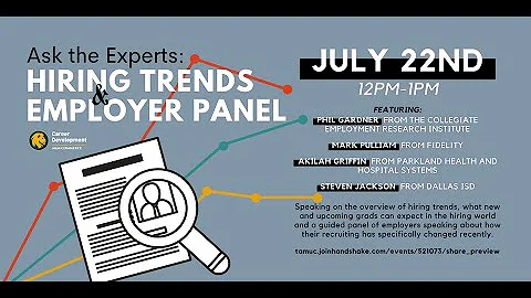 Ask the Experts: Hiring Trends & Employer Panel