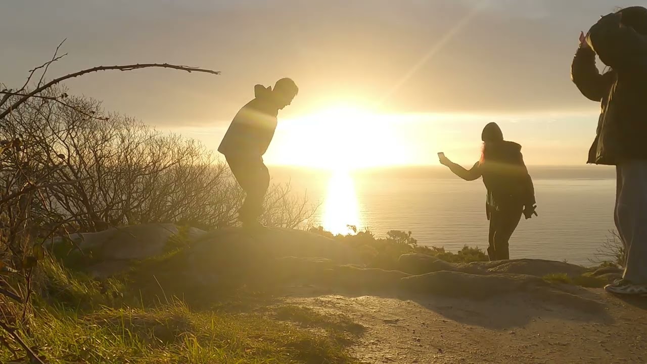 Friendship and sunrise