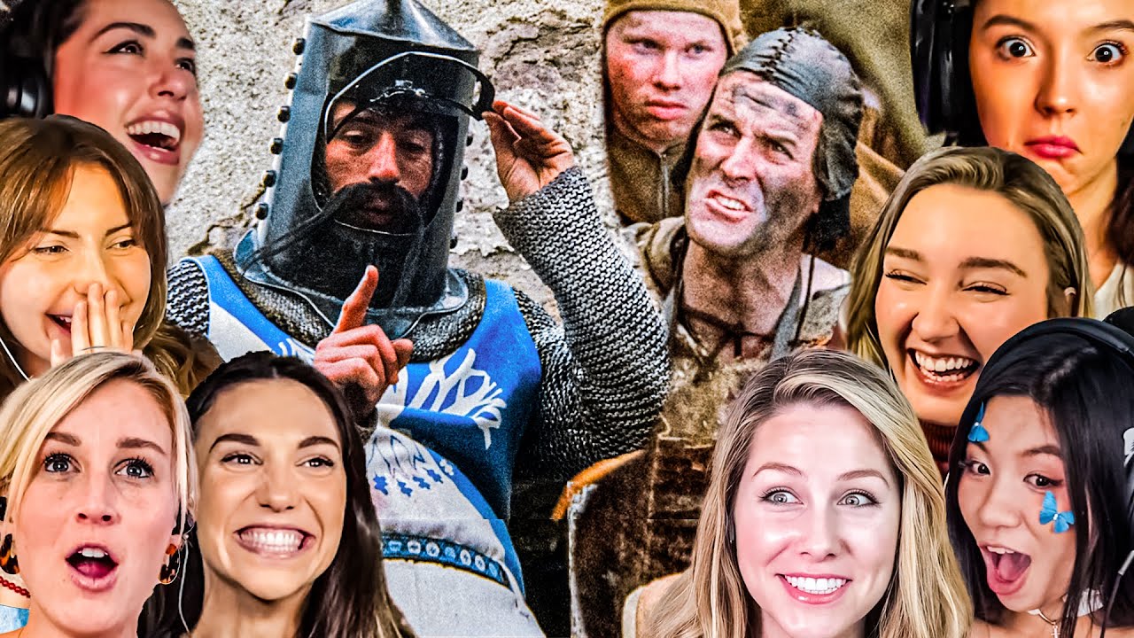 TOP FEMALE "SHE IS A WITCH!" Reactions! Monty Python and the Holy Grail Movie Reaction