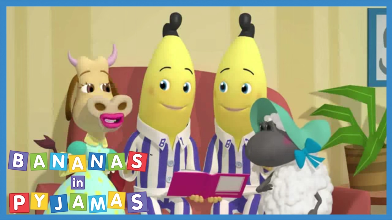 Dolly and Camembert Make up - Bananas in Pyjamas Official