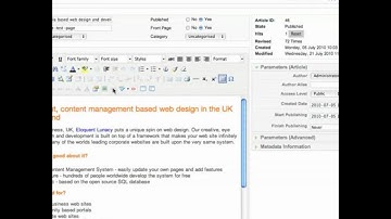 Joomla Lesson 1   changing content 1 2