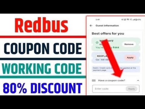 Redbus Coupon Code 2025 | Extra Rs.500 Off Promo Code | Discount Code ...