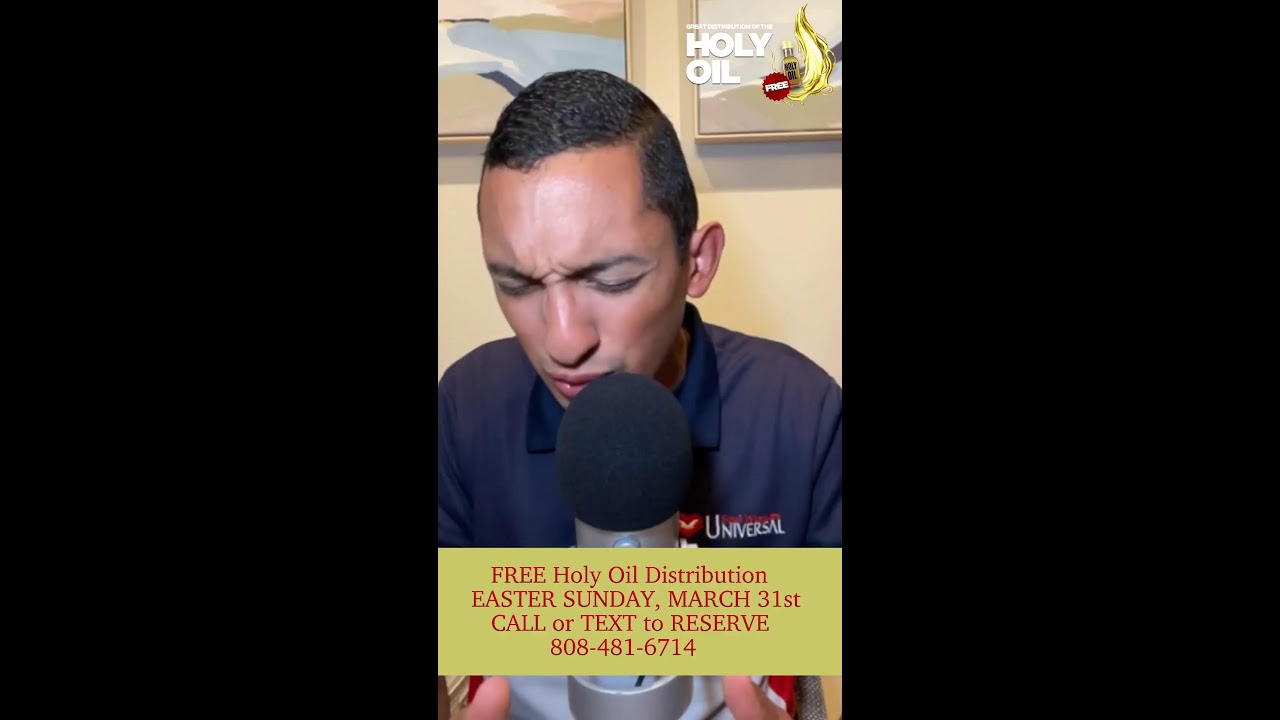 FREE HOLY OIL, RESERVE NOW! - YouTube