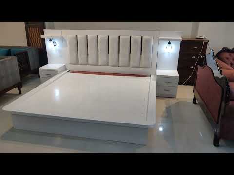 Video: Bela zakonska postelja s škatlami za shranjevanje