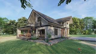 4 Bedroom Modern Farmhouse Barndominium House Floor Plan screenshot 5