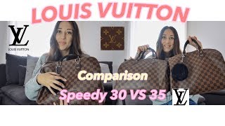LOUIS VUITTON SPEEDY 30 VS 35, COMPARISON