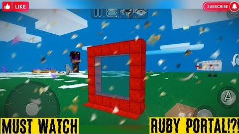 A COOL RUBY PORTAL IN MULTICRAFT!!!  ||  @bestie_1Multicraft