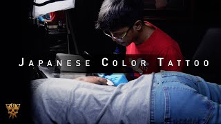 Full Sleeve Japanese Tattoo time lapse-7 session 28 hours