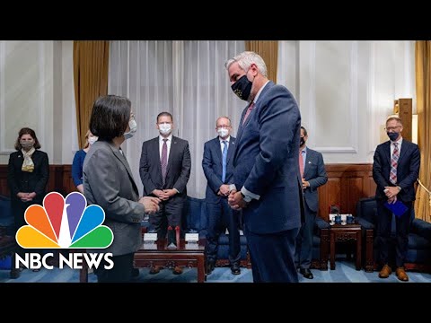 Indiana's Governor Visits Taiwanese President During Trip To Boost Trade Ties