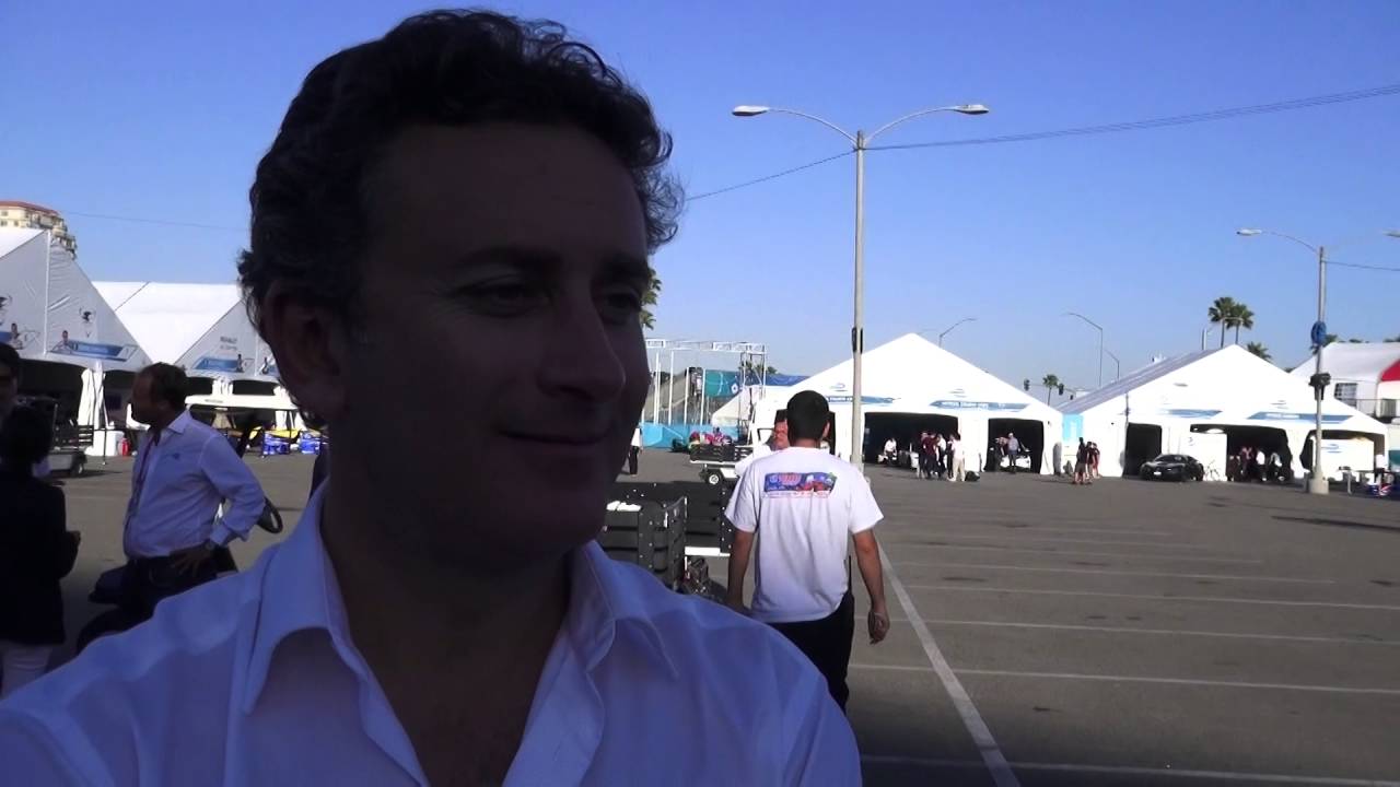 NIcolas Zart & Formula E CEO Alejandro Agag