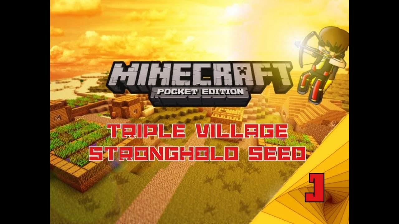 Minecraft Pocket Edition Stronghold and Triple Village Seed (0.9.5 ...