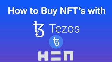 How to Buy NFTs With Tezos and HEN Marketplace (2021) EASY
