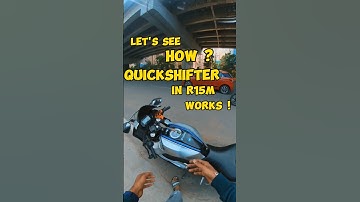 QUICKSHIFTER IN R15M #anorousmr #r15m #r15 #yamaha #trending #viral #motorcycle #bikereview #review