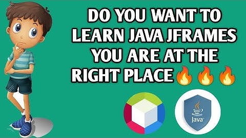 JFrame in Java | JFrame tutorial Java Netbeans | Java Swing tutorial