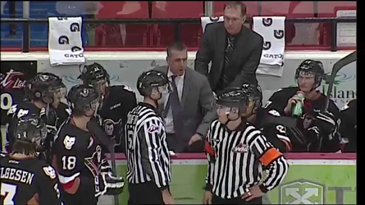 Hitmen Head Coach Mark French Ejected - WHL on Sha...