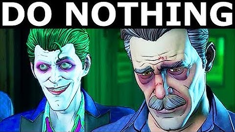 Do Nothing In BATMAN Season 2 The Enemy Within Episode 5: Same Stitch (Villain Joker)