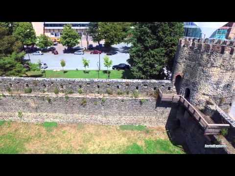 Kvareli fortress ⁄ ყვარლის ციხე ⁄ Крепость Кварели ⁄   4K aerial video footage   DJI Inspire 1