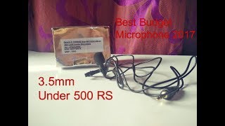 Best Budget Mini Lapel Microphone Under 500 RS 2017 India  Generic E_57000455 Unboxing and Review
