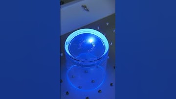 Marking on a Glass Cup | Static UV Laser Marking Machine - Meenjet