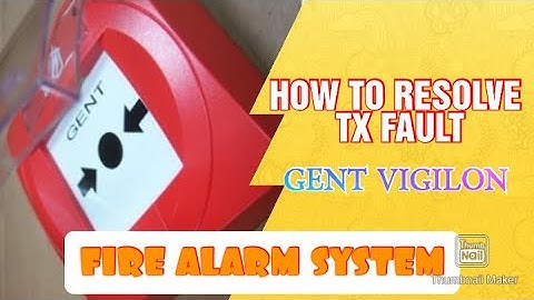 HOW TO RESOLVE TX FAULT IN GENT VIGILON | GENT BY HONEYWELL