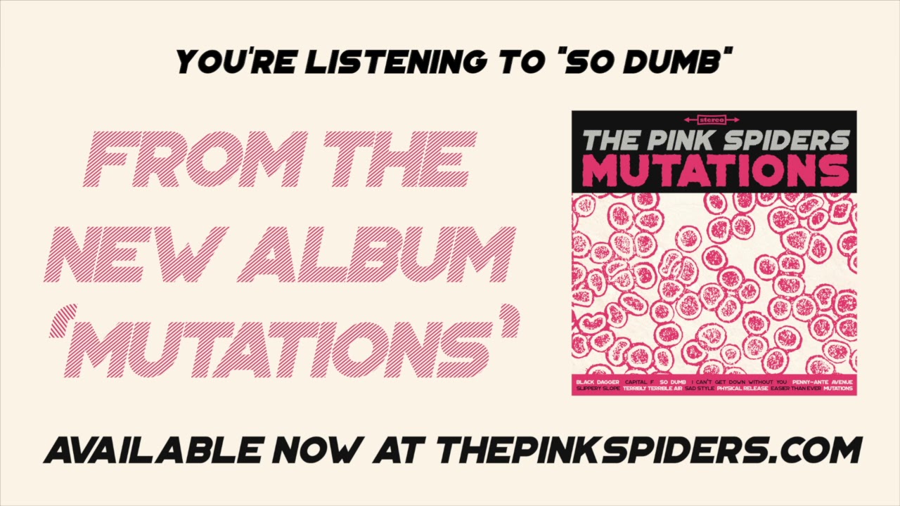Watch The Pink Spiders - So Dumb (official audio) on YouTube Watch The Pink Spiders - So Dumb (official audio) on YouTube