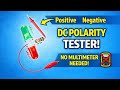 DC Polarity Test Circuit | Check Positive and Negative Voltage Easily @Electrum-Atlas 