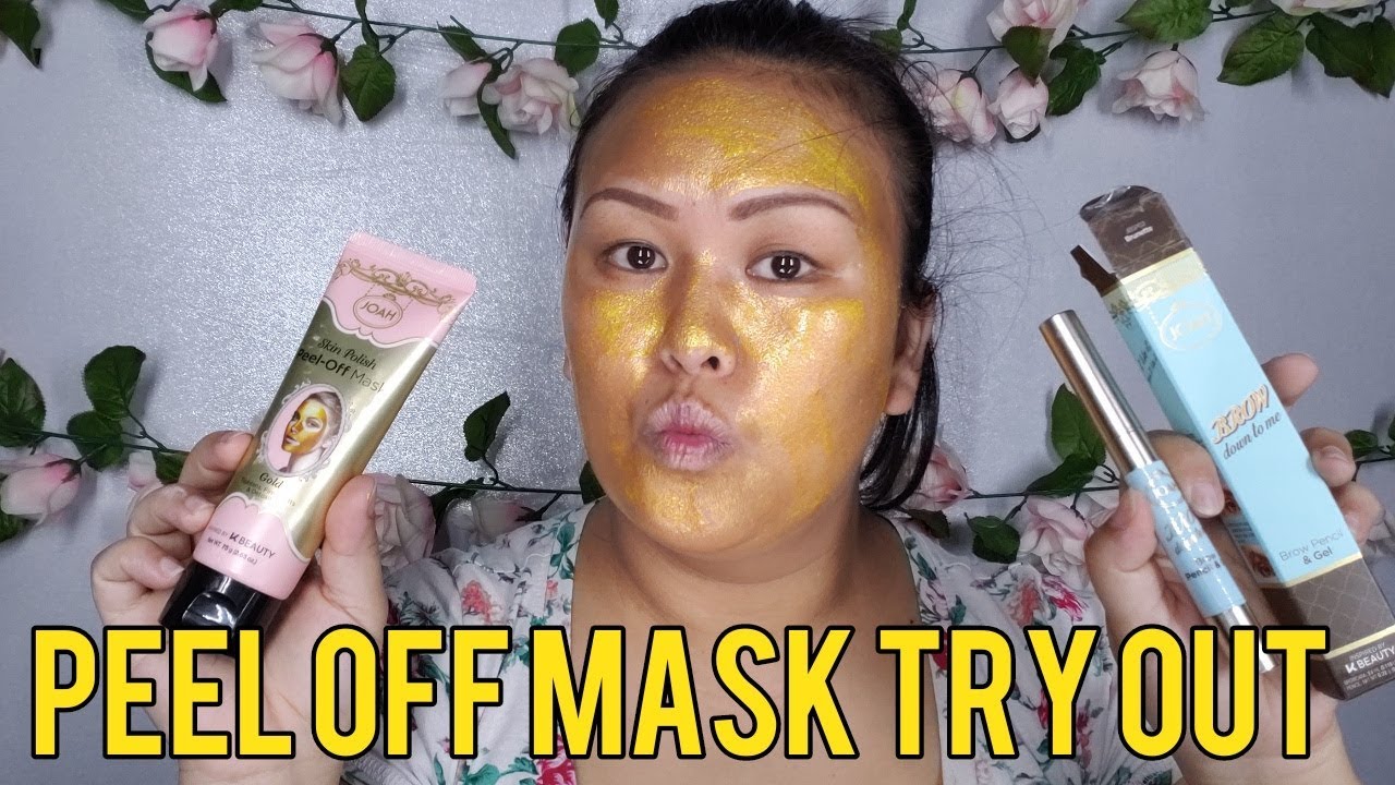 Joah (inspired by kbeauty) peel off mask and eyebrow pencil try out