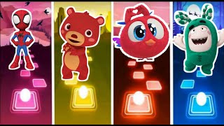 Spider man 🆚 coco melon 🆚 where's chicky 🆚 oddbods ♦who is best?