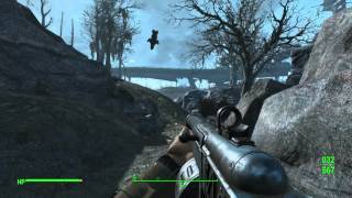 Fallout 4 - Levitating Yao Guai (Glitch/Funny)