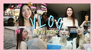 One day vlog with Sceneho🧚🏻‍♀️ | a day in my life, friends, cosmos ,eat!! | deviyabha🐶