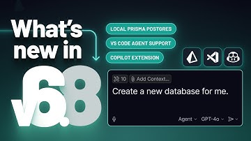 No Docker Needed For Prisma?! Prisma 6.8 Brings Local DB’s, Adds VS Code Agent Mode Support & More!