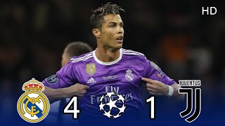 Real Madrid vs Juventus 4-1 UCL Final 2017 All Goals HD