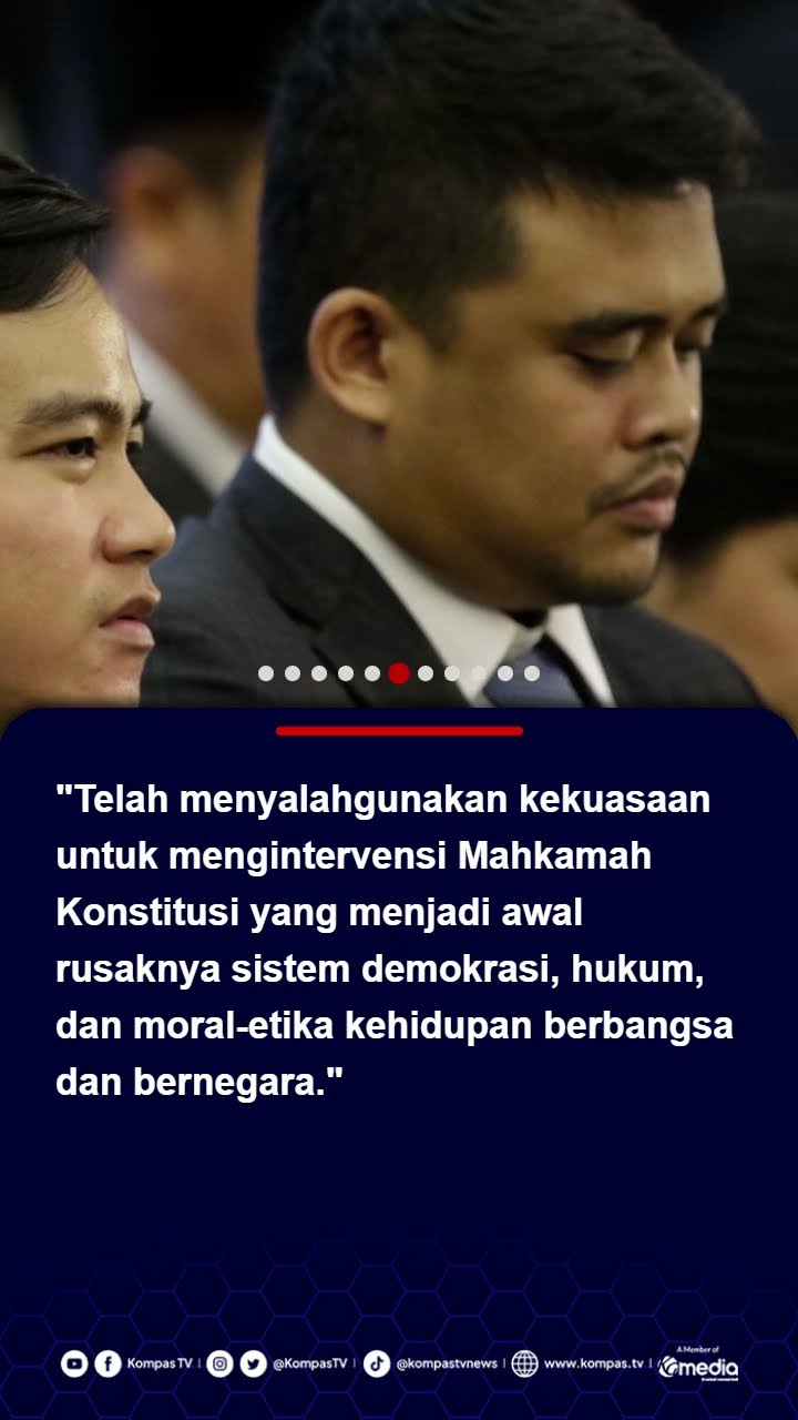 PDI-P Resmi Pecat Jokowi, Gibran, dan Bobby: Salahgunakan Kekuasaan, Merusak Demokrasi #jokowi