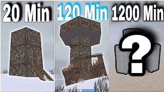 Oxide Survival Island - 20 minute Vs 120 minute Vs 1200 Minute Bases #oxide