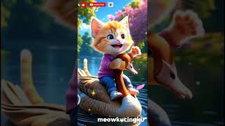 potong bebek angsa #shorts #shortvideo #cat #baby #fyp #funny #viralvideo #anakkucing