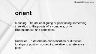 orient Meaning