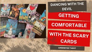 Dancing with the Devil | Getting Comfortable with the Scary #tarotcards
In this new series, we will explore and reframe the so-called scary cards. In this first video, we will examine some cards in the Major Arcana.
Join me as I talk tarot and unpack some of the negative cards in the deck. Dancing with the Devil | Getting Comfortable with the Scary #tarotcards