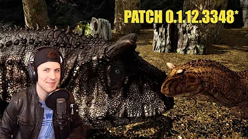 The Isle - PATCH OVERVIEW AND BABY CARNO PROGRESSION! [Early Access Gameplay]