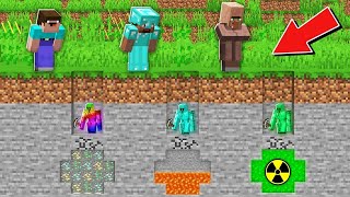 Minecraft NOOB vs PRO: WHICH MINI GOLEM EFFECTIVE IN TREASURE MINE BATTLE ? Challenge 100% trolling