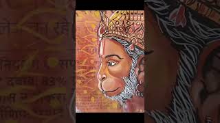 "Hanuman ji" new paper art #art #painting #drawing #artist #artwork #krishnasculpture