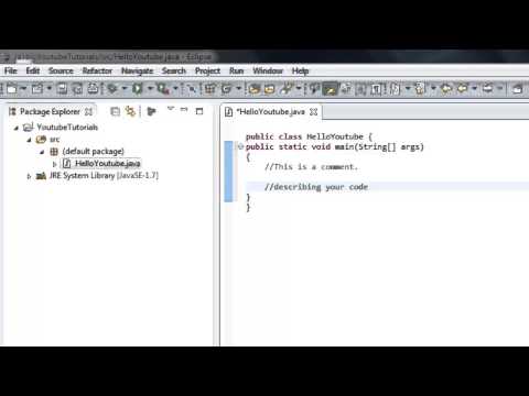 Intro to Java Programming - 2 - Hello World