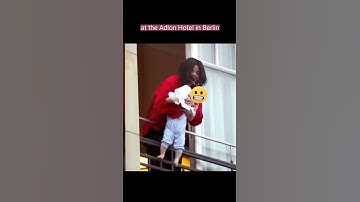 Thumbnail of Michael Jackson | and his son carried in the balcony #shortsvideo #trending  #viral