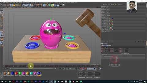 Cinema 4D Tutorial : How to Create Video learning colors _Part-3