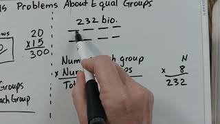 76 lesson 15 Problems About Equal Groups
