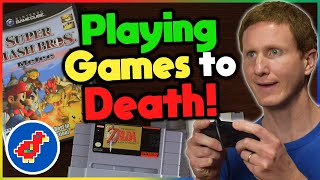Playing Video Games Over And Over To Death - Retro Bird