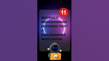 11 Beginner Programming Mistake That a Programmer Must Avoid.          #shorts #programming