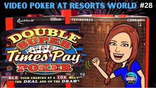 Going Out With a Bang 😱 VP at Resorts World 28 E458 #videopoker,#gambling,#casino screenshot 5