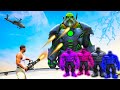 GTA 5 : Franklin and Future HULK Fight for Infinity Stones in GTA 5 mods SHINCHAN