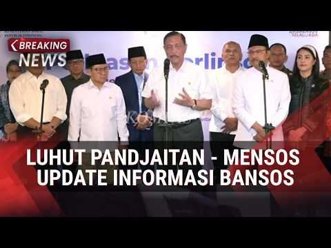 Luhut Pandjaitan - Mensos Update Informasi Bansos