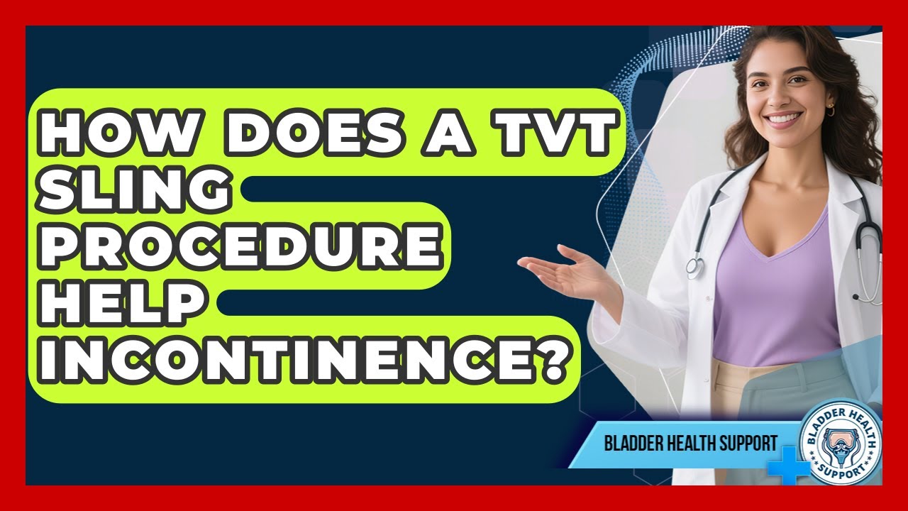 How Does A TVT Sling Procedure Help Incontinence? - Bladder Health ...
